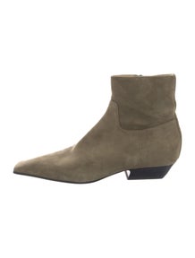 Suede Colorblock Pattern Boots