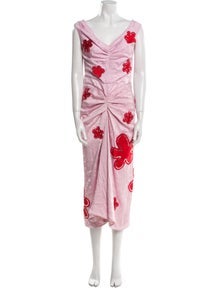 Floral Print Long Dress