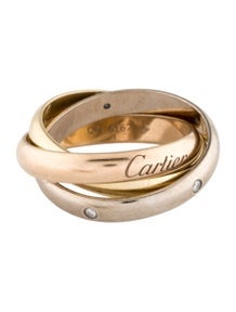 Trinity Ring, Classic Model, 5 Diamonds