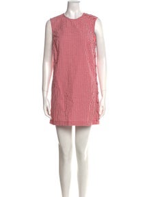 Plaid Print Mini Dress