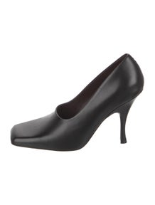 Leather Leather Trim Embellishment Pumps