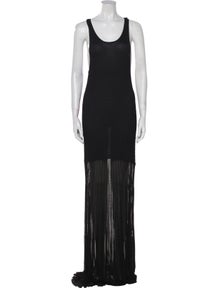 Scoop Neck Long Dress