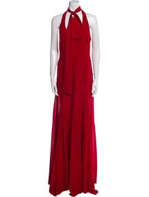 Halterneck Long Dress
