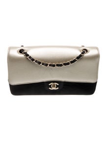 Medium Pure Classic Double Flap Bag