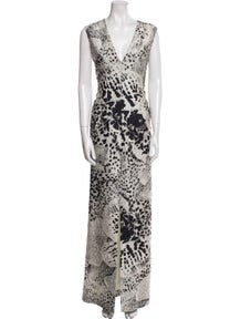 Animal Print Long Dress