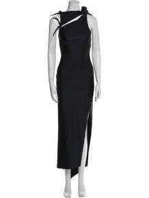 Cowl Neck Long Dress w/ Tags