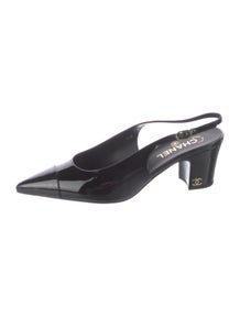 2023 Interlocking CC Logo Slingback Pumps