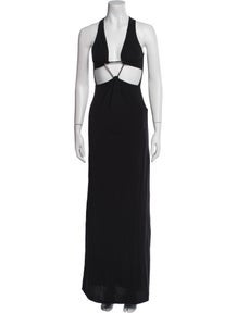 Halterneck Long Dress