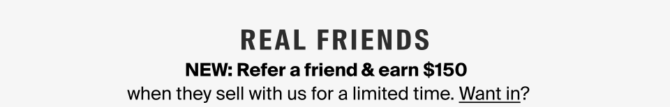 Refer a friend & earn $150