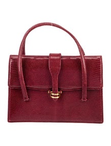 Lizard Top Handle Bag Vintage