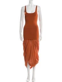 Scoop Neck Long Dress w/ Tags