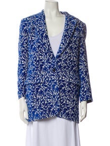 Floral Print Blazer