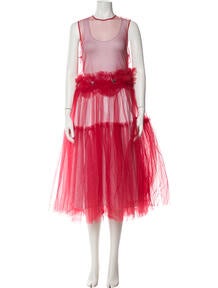 Crew Neck Long Dress w/ Tags