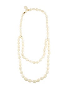 Vintage Faux Pearl Bead Necklace