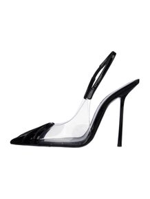 Leather Slingback Pumps