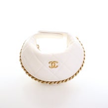 Interlocking CC Crumpled Pouch Mini