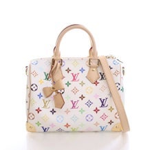 Multicolore Monogram x Takashi Murakami Speedy Bandouliere 25