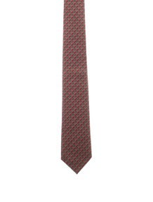 Silk GG Patterned Tie