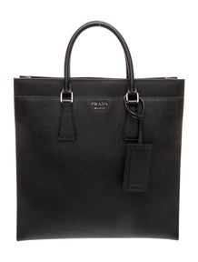 Saffiano Lux Leather Tote