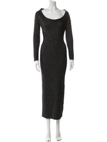 Scoop Neck Long Dress