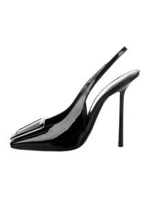 Patent Leather Slingback Pumps