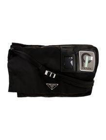 Enameled Metal Triangle Crossbody Bag