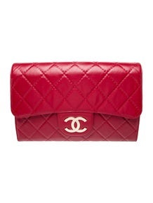 2026 Large Crumpled Calfskin Clutch