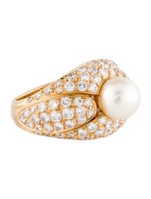 Pearl & Diamond Juliette Ring