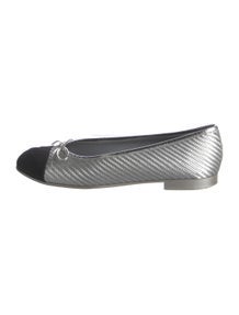 Interlocking CC Logo PVC Ballet Flats