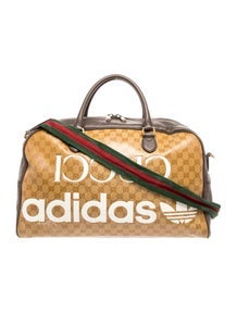 Gucci x Adidas GG Crystal Weekender Bag Large