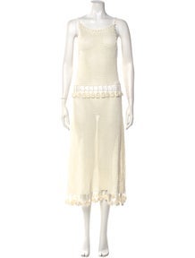 Scoop Neck Midi Length Dress w/ Tags