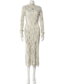 Turtleneck Long Dress