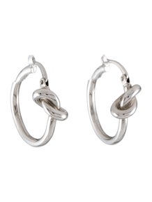 Knot Small Hoop Earrings