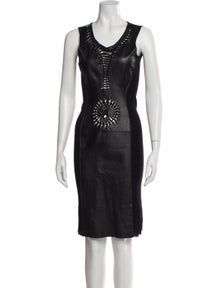 Vintage Knee-Length Dress