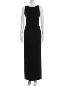 Crew Neck Long Dress