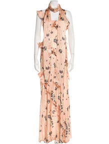 Floral Print Long Dress