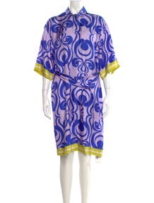 Silk Midi Length Dress