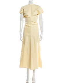 Slouch Waist Dress Long Dress