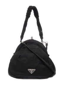 Tessuto Nylon Top Handle Bag