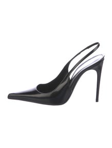 Patent Leather Slingback Pumps