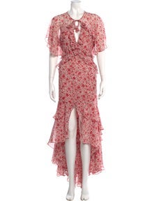 Floral Print Long Dress