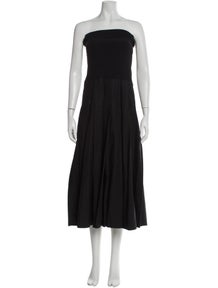 Strapless Midi Length Dress