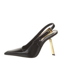 Patent Leather Slingback Pumps