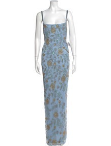 Floral Print Long Dress