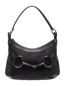 GG Canvas Horsebit Chain