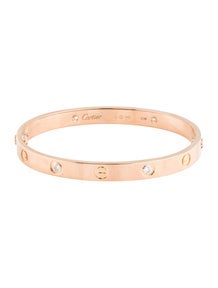 LOVE Bracelet, Classic Model, 4 Diamonds