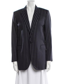 Wool Striped Blazer