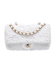 Small Sequin Flap Bag