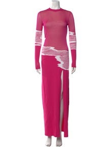 Printed Long Dress w/ Tags