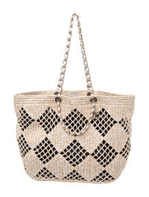 2024 Coco Beach Raffia Tote